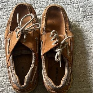 Men's Tan Boat Shoes
